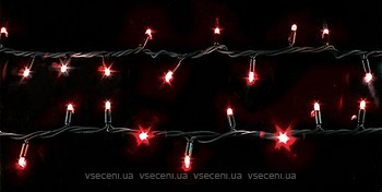 Фото Delux String 200 LED 10 м червоний/чорний IP44 (90009100, 10008308)