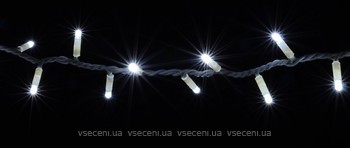 Фото Delux String 200 LED 20 м белый/белый IP44 (90009108)