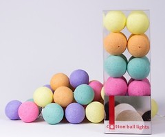 Фото Cotton Ball Lights Ice Cream 35 шариков