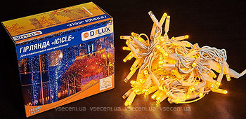 Фото Delux Icicle 108 LED 2x1 м білий/жовтий IP44 (90012941)