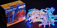Фото Delux Icicle 108 LED 2x1 м белый/мульти IP44 (90012949)