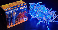 Фото Delux Icicle 108 LED 2x1 м білий/синій IP44 (90012945)