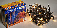 Фото Delux Icicle 108 LED 2x1 м черный/теплый белый IP44 (90012947)