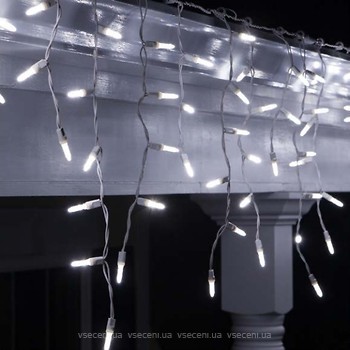 Фото Delux Icicle 75 LED 2x0.7 м чорний/білий IP44 (90012952)