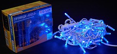 Фото Delux Icicle 75 LED 2x0.7 м білий/синій IP44 (90012957)