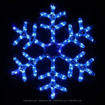 Фото Delux мотив Snowflake 55 см синій IP44 (90012964)