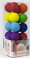 Фото Cotton Ball Lights Rainbow 20 кульок