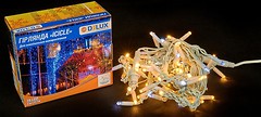 Фото Delux Icicle 75 LED 2x0.7 м теплий білий/білий IP44 (90015184)