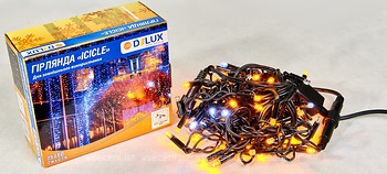 Фото Delux Icicle 75 LED 2x0.7 м жовтий/білий IP44 (90015183)