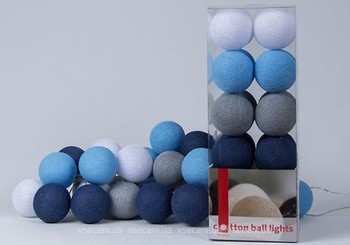 Фото Cotton Ball Lights Sailor Blue 35 кульок