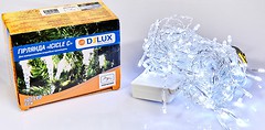 Фото Delux 100 LED 3.2x0.7 м білий/прозорий IP20 (90015252)