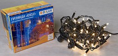 Фото Delux Icicle 75 LED 2x0.7 м чорний/теплий білий IP44 EN (90016595)