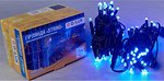 Фото Delux String 100 LED 2x5 м чорний/синій IP44 EN (90016605)