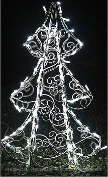 Фото Гранд-Презент Ялинка новорічна 90 см 100 led білий (2211502530010)