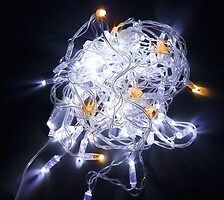 Фото Евросвет Starlight Flash гірлянда бахрома 75 LED 2x0.7 м білий/жовтий IP44 (000057267)