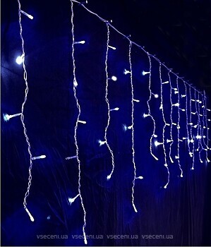 Фото Yes!Fun (Новогодько) гірлянда бахрома 83 LED 3x0.6 м синій (973777)