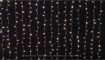 Фото Yes!Fun (Новогодько) гірлянда-штора 272 LED 3x2.6 м теплий білий (973773)