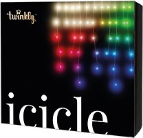 Фото Twinkly Pro Capsule Icicle гірлянда бахрома 5 м 250 led RGB white (TW-PLC-I-CA-250STP-W)