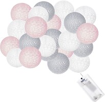 Фото Springos Cotton Balls гирлянда линейная 20 LED 4 м теплый белый (CL0048)