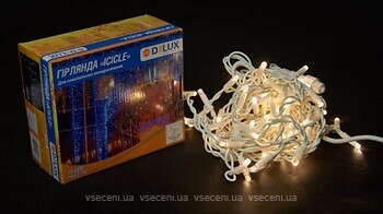 Фото Delux Icicle 75 LED 2x0.7 м білий/теплий білий IP44 EN (90016594)