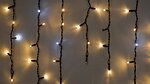 Фото Delux Icicle 75 LED 2x0.7 м чорний/теплий білий IP44 EN flash (90020895)