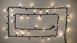 Фото Delux String 100 LED 2x5 м чорний/теплий білий flash IP44 EN (90020903)