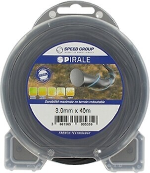 Фото Oleo-Mac SPirale Black крученный овал 3 мм 46 м (SPIRALE-L)