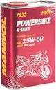Фото Mannol 7832 4-Takt Powerbike 15W-50 1 л metal (MN7832-1ME)