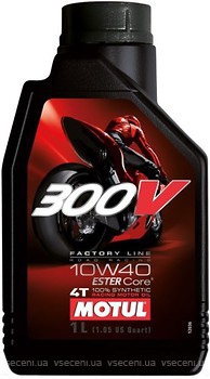 Фото Motul 300V 4T Factory Line Road Racing 10W-40 1 л (836111/104118)