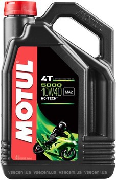 Фото Motul 5000 4T 10W-40 4 л (836941/104056)