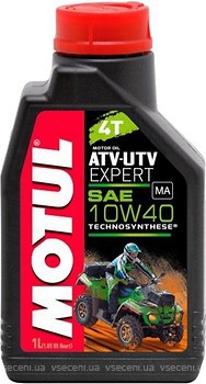 Фото Motul ATV-UTV Expert 4T 10W-40 1 л (851601/105938)