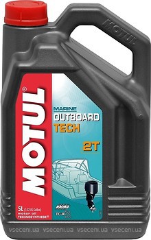 Фото Motul Outboard Tech 2T 5 л (851751/101728)