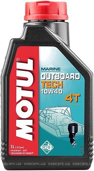 Фото Motul Outboard Tech 4T 10W-40 1 л (852211/106397)