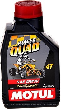 Фото Motul Power Quad 4T 10W-40 1 л (837711/101468)