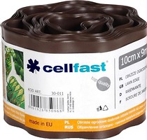 Фото Cellfast бордюрна стрічка 9 м x 10 см, коричневий (30-011)