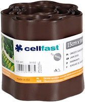 Фото Cellfast бордюрна стрічка 9 м x 15 см, коричневий (30-012)