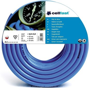 Фото Cellfast шланг для кисню 6x3 мм, 50 м (20-020)