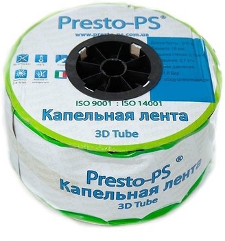 Фото Presto-Ps краплинна стрічка 3D Tube 20 см 16 (5/8