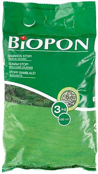Фото Biopon Мінеральне добриво для газону проти моху 3 кг