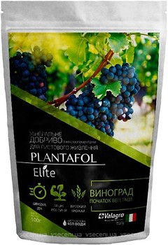 Фото Valagro Комплексное удобрение для винограда, начало вегетации Plantafol Elite 100 г