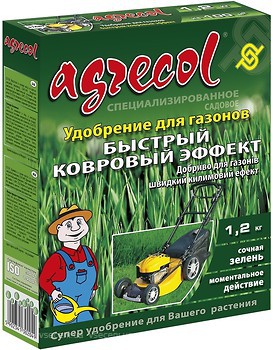 Фото Agrecol Добриво для газонів Швидкий килимовий ефект 1.2 кг
