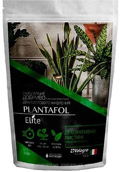 Фото Valagro Комплексное удобрение для декоративно-лиственный комнатных растений Plantafol Elite 100 г
