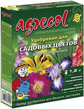 Фото Agrecol Комплексне мінеральне добриво для садових квітів 1.2 кг