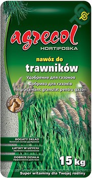 Фото Agrecol Комплексне мінеральне добриво Hortifoska для газонів 15 кг