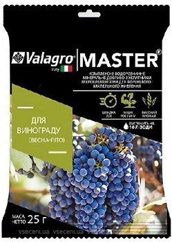 Фото Valagro Удобрение для винограда Master 25 г