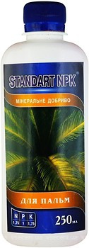 Фото Standart NPK Добриво мінеральне для пальм 250 мл