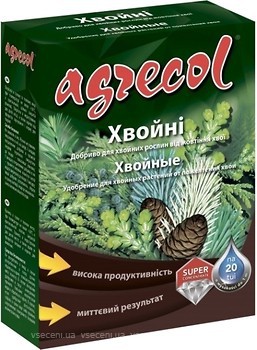 Фото Agrecol Комплексне мінеральне добриво для хвойних від пожовтіння 2.5 кг