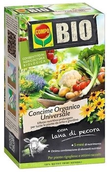 Фото Compo Органічне Bio добриво для фруктових і овочевих рослин 2 кг