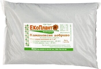 Фото ЕкоПлант Комплексне добриво 1 кг