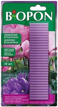 Фото Biopon Добриво в паличках для квітучих рослин 30 шт